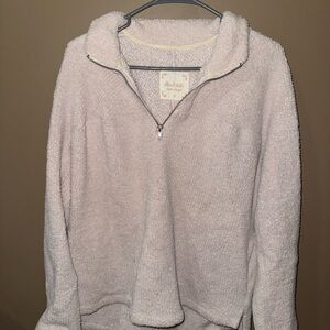 Altar'd State Soft Cream Turtleneck Jacket